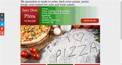 Desktop Screenshot of iansovenpizza.com